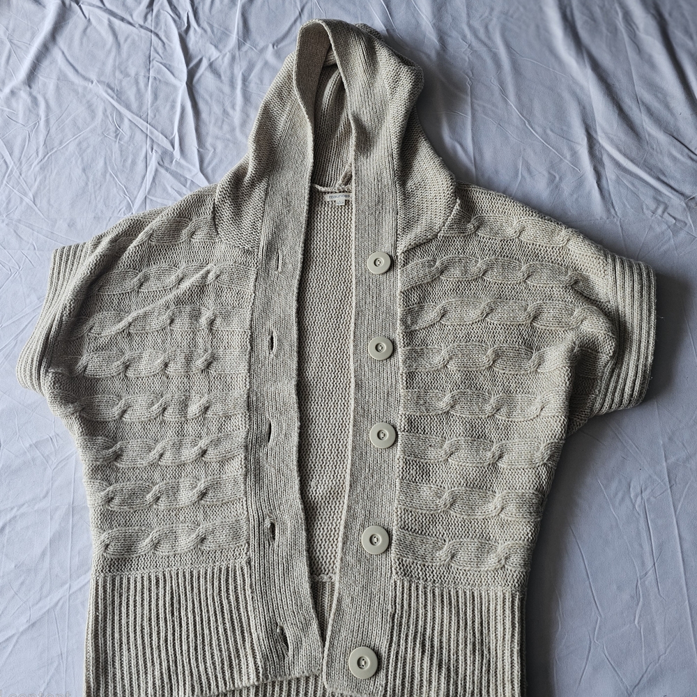 Maurices Cream Knit Cardigan